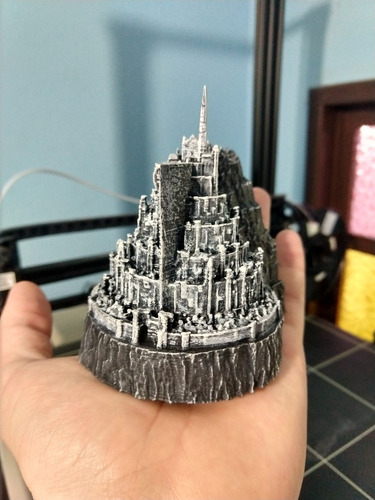 Kit Minas Tirith + Argonath Miniaturas 9cm Senhor Dos Aneis